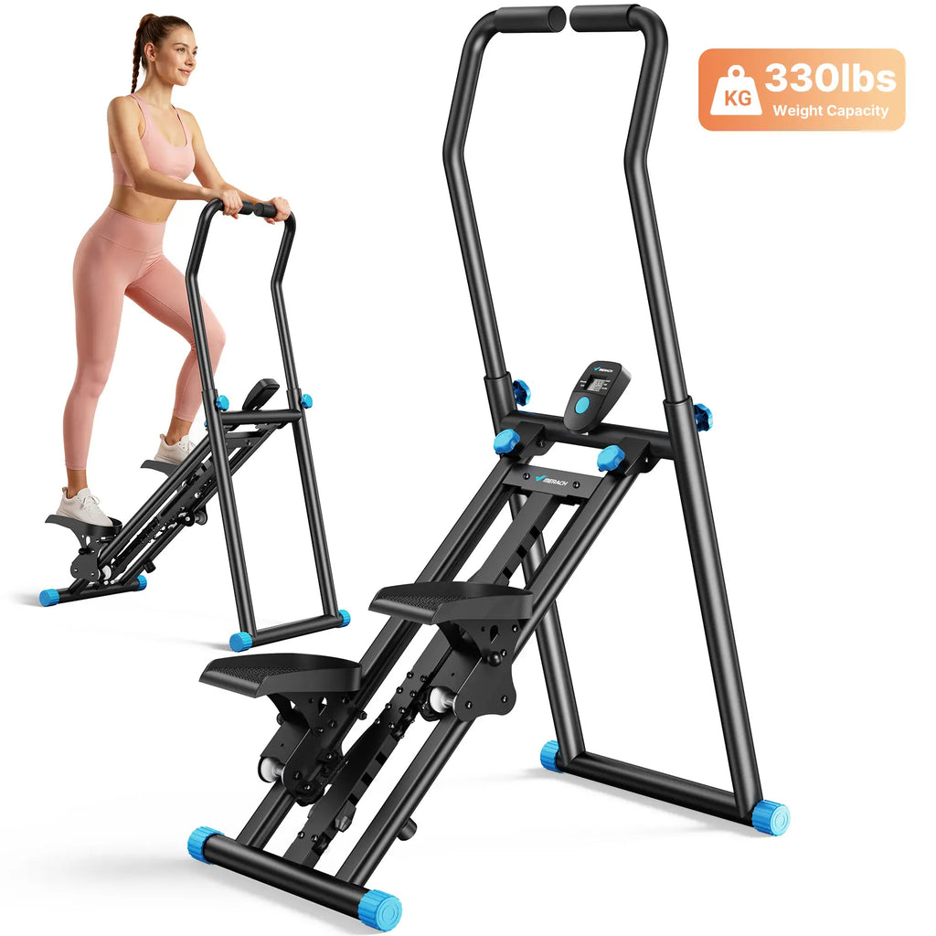 Stair Stepper with Handlebar,330LBS Capacity