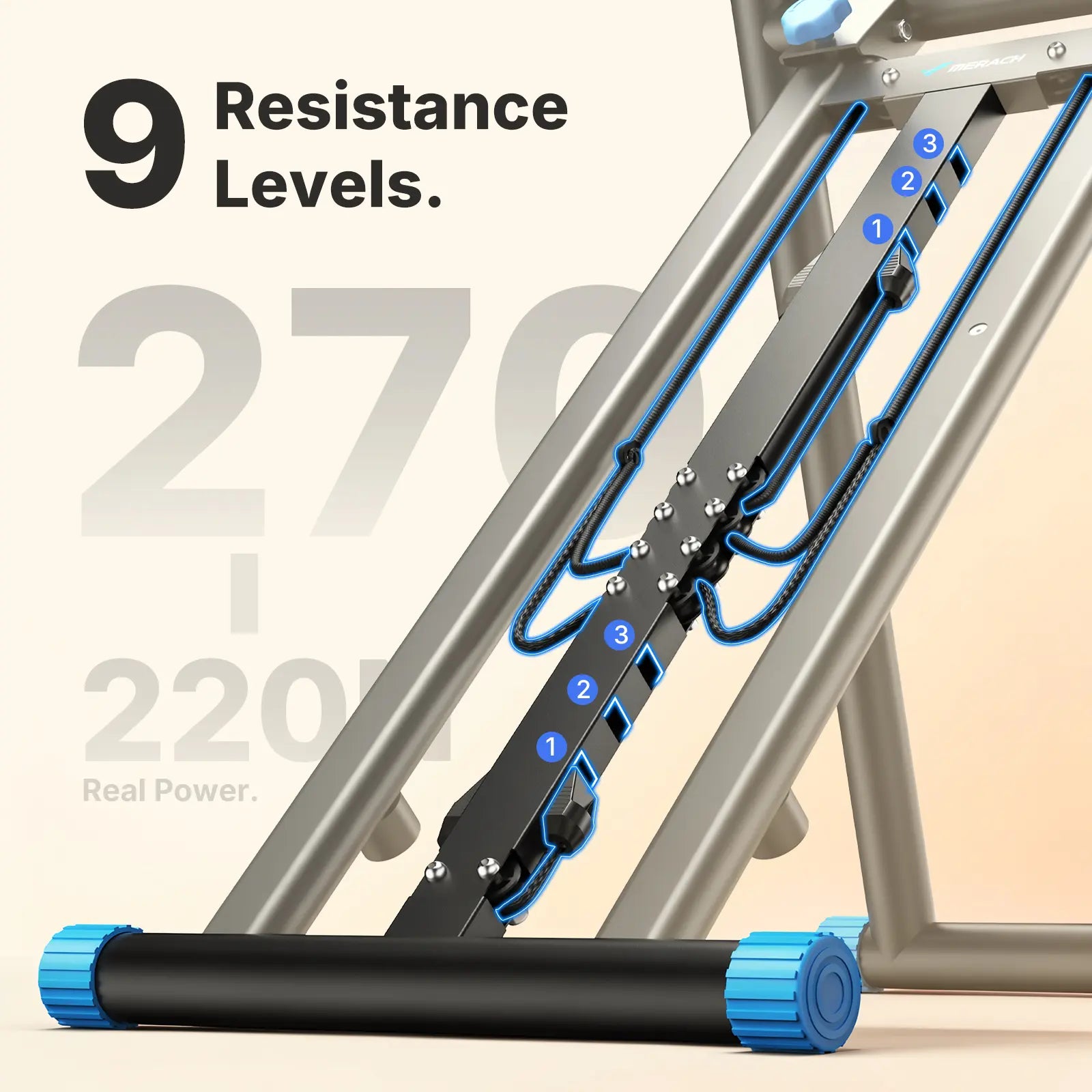Stair Stepper with Handlebar,330LBS Capacity