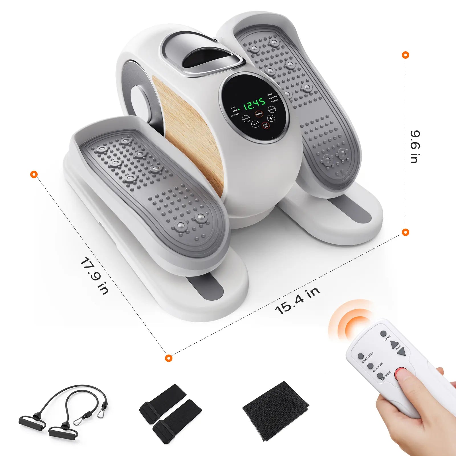 Under Desk Elliptical Machine with 12-Speeds